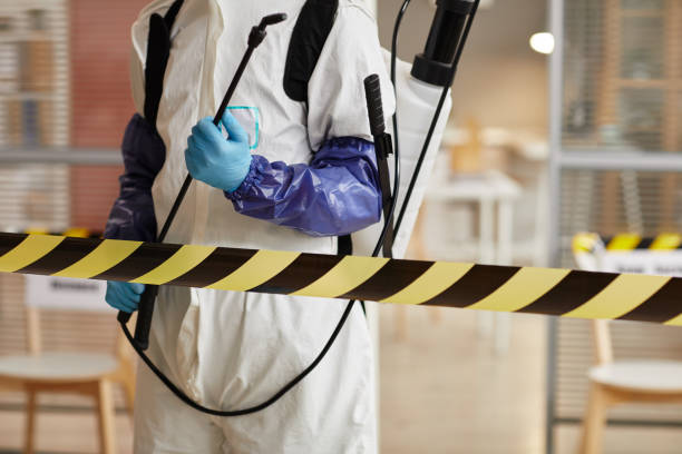 Professional Biohazard Cleanup technician working in Osmond, NE